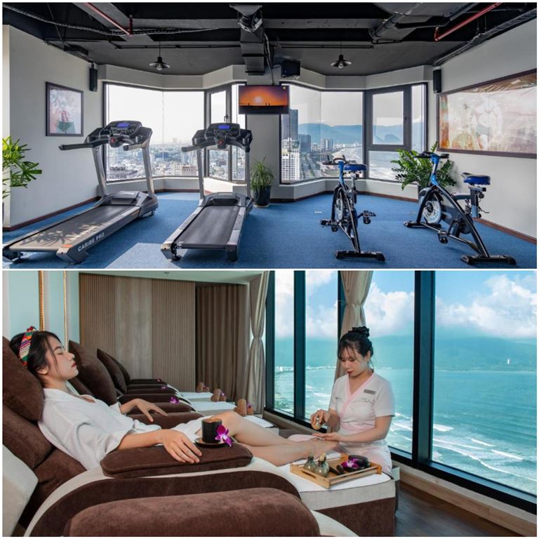 Du khách sẽ được tận hưởng dịch vụ spa và trung tâm thể hình hiện đại, chất lượng cao tại Sala Danang Beach Hotel.