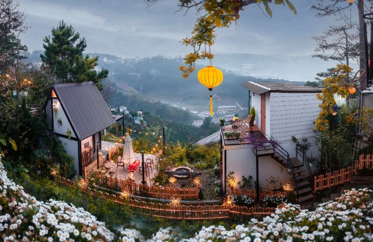 Lengkeng Homestay Đà Lạt là một trong những homestay được yêu thích nhất tại Đà Lạt với view cực thơ (nguồn: facebook.com)