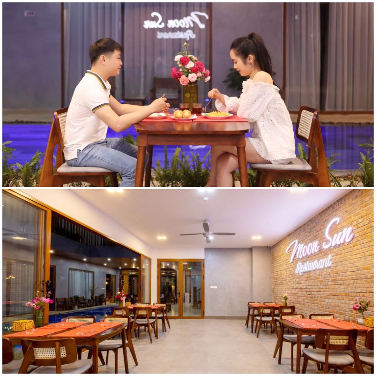Nhà hàng này là điểm hẹn hò lý tưởng cho các cặp đôi khi đến với homestay (nguồn: facebook.com)