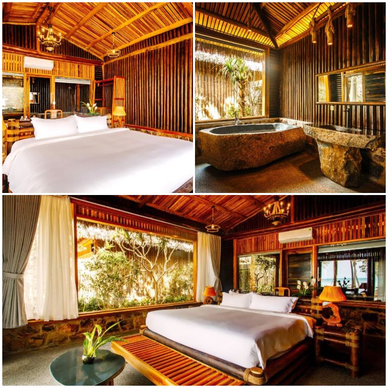 Villa Bay Front Ong Lang 3 Bedrooms có tới 3 phòng ngủ cho gia đình bạn thoải mái thư giãn (nguồn: facebook.com)