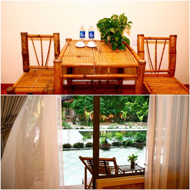 Phòng nghỉ gia đình cung cấp các nội thất thân thiện với môi trường và đầy đủ tiện nghi hiện đại.
