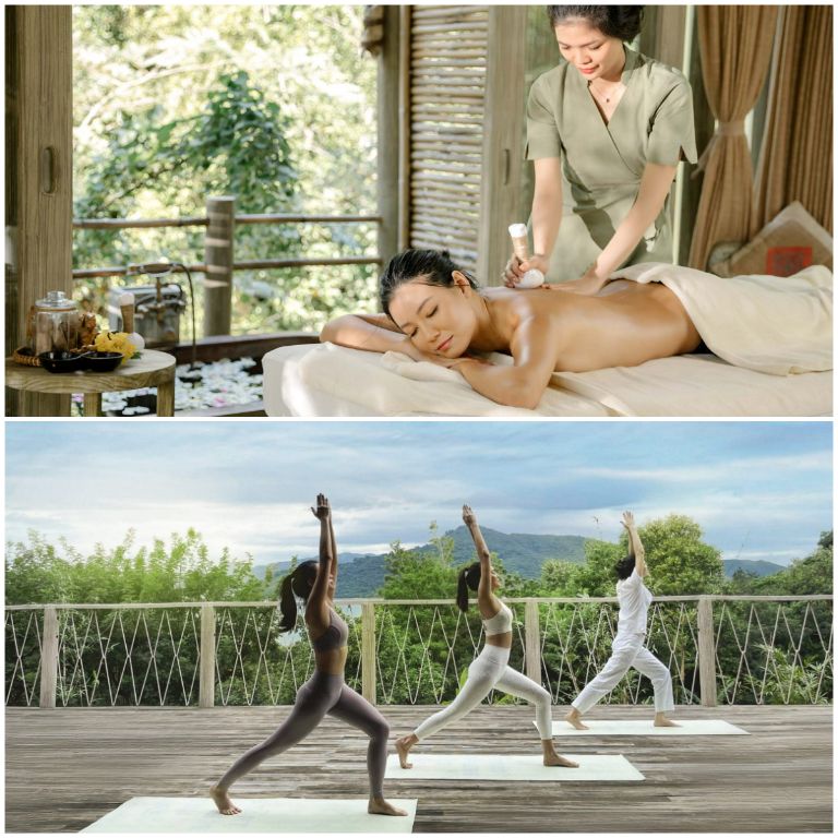 Các phương pháp massage cùng các lớp yoga tại Jungle Spa sẽ khiến cho du khách thư giãn, xua tan mệt mỏi. (nguồn: facebook.com)