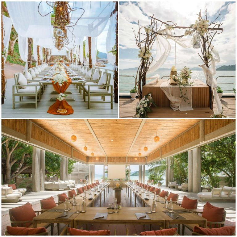 Khu resort 5 sao này còn cung cấp dịch vụ tổ chức tiệc cưới, meeting với không gian rộng rãi, menu đa dạng. (nguồn: anlam.com)