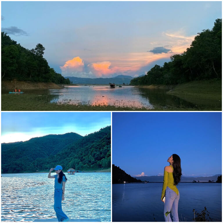 Hồ Pe Luông là một điểm đến thu hút rất nhiều các bạn trẻ (Nguồn: luhanhvietnam)