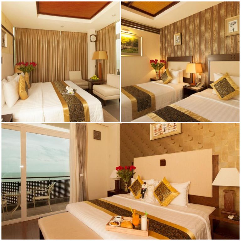 Các phòng nghỉ tại Seaside có thiết kế sang trọng và tinh tế (nguồn: Booking.com)