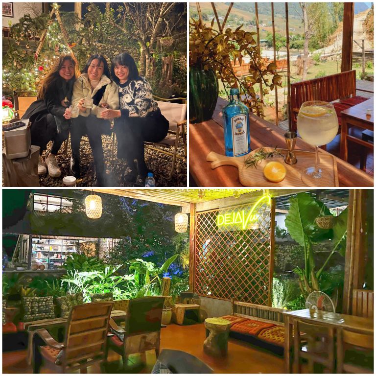 Quán coffee and bar DeJa Vu phục vụ đa dạng menu đồ uống và đồ ăn kèm thơm ngon (nguồn: booking.com)