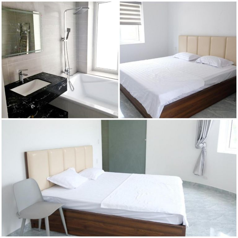 Phòng ngủ tối giản với gam màu trắng làm chủ đạo, tạo nên một không gian sống sáng sủa và sạch sẽ. (Nguồn: Internet)