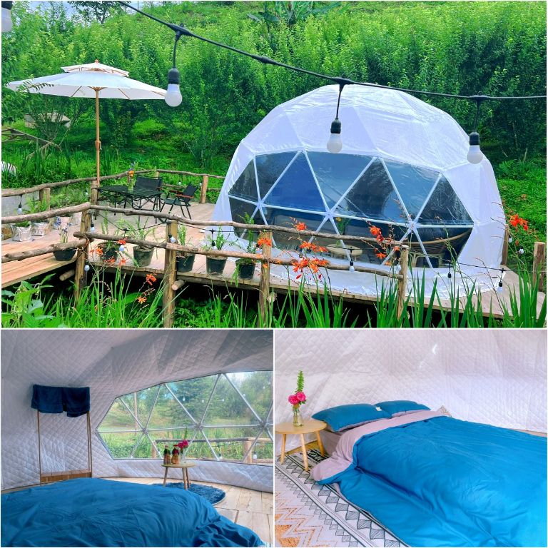 Lagom Homestay Lào Cai đưa vào khai thác mô hình phòng nghỉ Dorm nhà lều đầu tiên tại Bắc Hà.