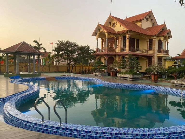 Homestay Hải Hậu có khuôn viên rộng rãi, là điểm đến lý tưởng để nghỉ ngơi, giải trí. (nguồn: facebook.com)