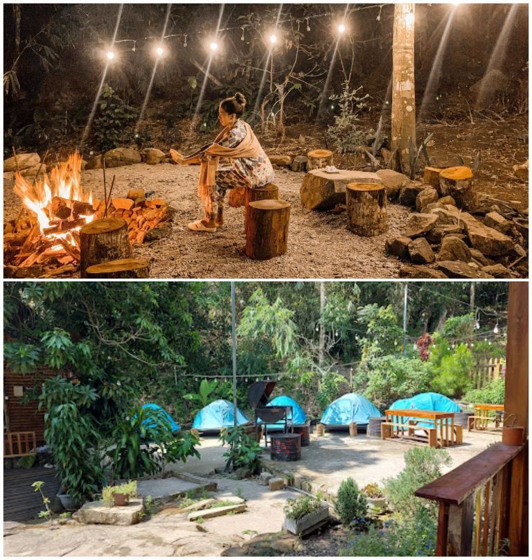 Với vị trí nằm giữa núi rừng bao la, nơi đây là địa điểm lý tưởng để tổ chức camping và đốt lửa trại vào ban đêm. (Nguồn: Internet)