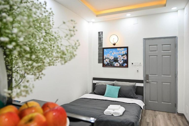 Phòng ngủ có thiết kế khép kín sẽ mang đến cho du khách một không gian lưu trú tiện nghi và rất riêng tư (Nguồn ảnh: Booking.com)