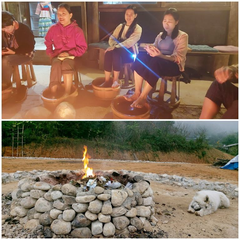 Tại đây, du khách có thể thử trải nghiệm ngâm chân thảo dược hoặc đốt lửa trại giữa núi rừng bao la. (Nguồn: Internet)