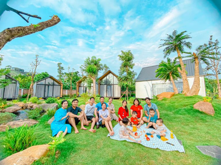 Cuống’s House là một trong những homestay Tuyên Quang thu hút nhiều du khách bởi khuôn viên rộng lớn và nhiều góc check-in đẹp. (Nguồn: Facebook.com)