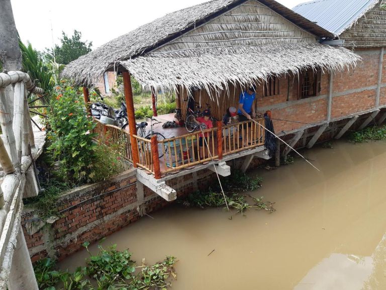 Hoạt động câu cá tại Mekong Riverside Homestay Vinh Long được nhiều du khách yêu thích (nguồn: booking.com)