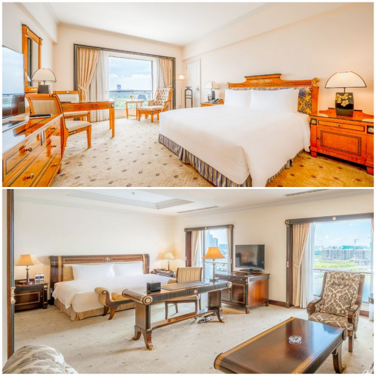Hệ thống các phòng nghỉ của khách sạn Sài Gòn này có diện tích lên đến 50m2 cung cấp đầy đủ tiện nghi cho du khách nghỉ ngơi thoải mái. (Nguồn ảnh: Facebook.com)
