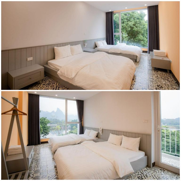 Phòng ngủ dành cho 4-6 người có thiết kế mở thoáng, giúp căn phòng luôn tràn ngập ánh sáng tự nhiên và gió trời. (Nguồn: Internet)