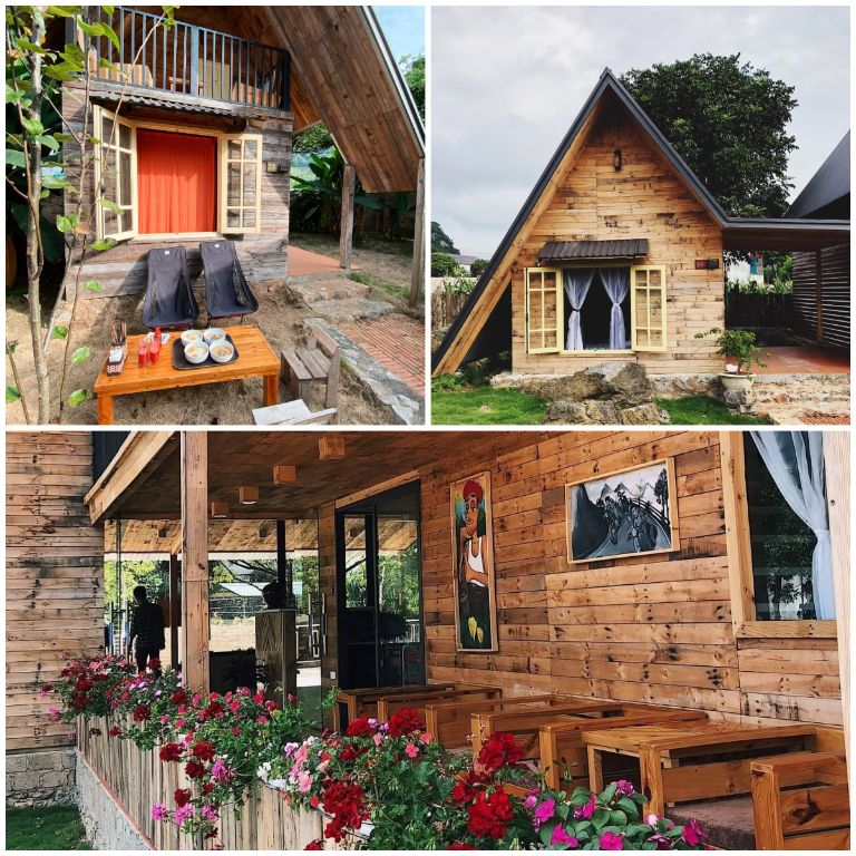 Mỗi căn bungalow gỗ tại Lavallee Mộc Châu đều có thiết kế khác nhau, khiến du khách không cảm thấy nhàm chán khi lưu trú tại đây.