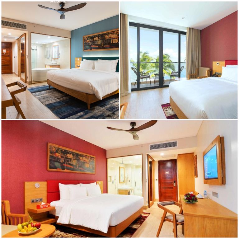 Các phòng tại Marina Bay Vũng Tàu Resort & Spa có thiết kế đương đại, trẻ trung và sang trọng. (nguồn: Booking.com).