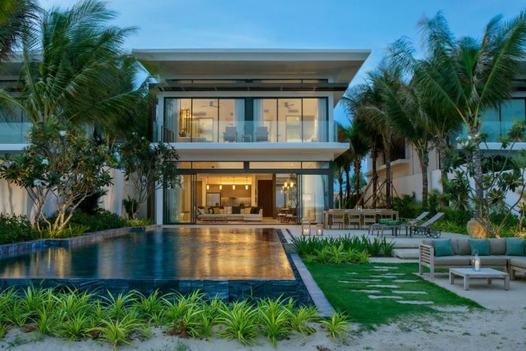 The Level 4-Bedroom Beachfront Villa là hạng nghỉ đẳng cấp nhất tại khu nghỉ dưỡng Melia (nguồn: booking.com)