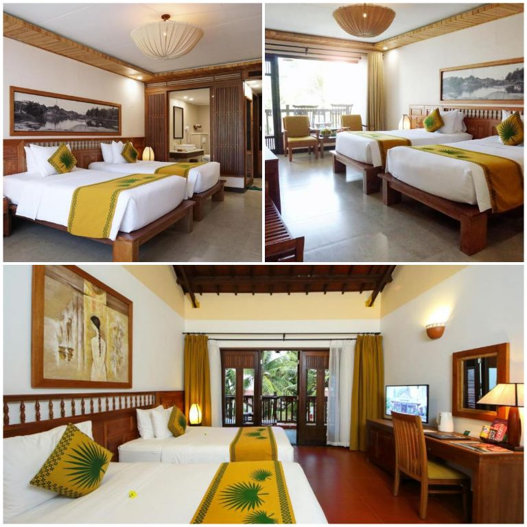Các phòng ngủ Deluxe thì tiện nghi và được trang bị từ 1 - 2 giường ngủ đơn hoặc đôi phù hợp với nhóm du khách từ 4 - 6 người lưu trú thoải mái. 