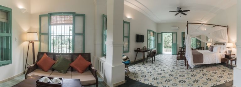 Colonial Villas là loại phòng tiêu chuẩn của Poulo Condor Boutique Resort & Spa Côn Đảo dành cho 2 người lớn với diện tích tổng thể lên tới 107 mét vuông.