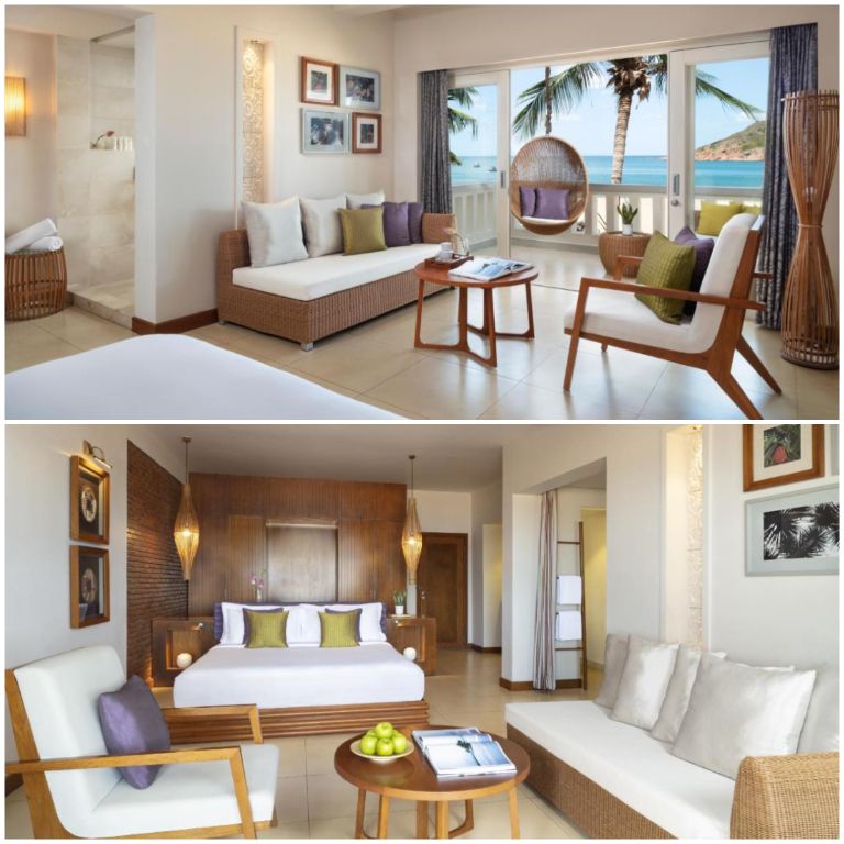 Phòng ngủ của Avani Resort vô cùng rộng rãi, rộng hơn 100 mét vuông.