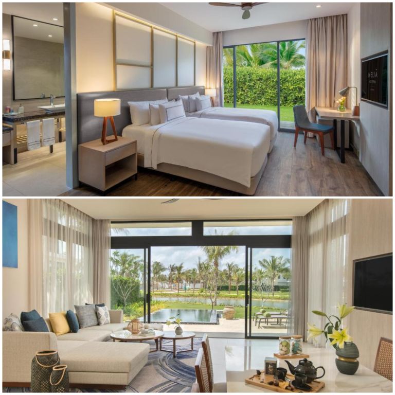 Melia Hồ Tràm Beach Resort sở hữu phòng nghỉ sang trọng tiện nghi (nguồn: booking.com)