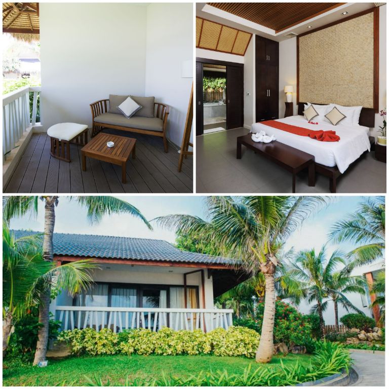 Các căn bungalow tại đây đều có vị trí tuyệt đẹp giữa khu vườn nhiệt đới hoặc bên bãi biển trong xanh. (Nguồn: Internet)