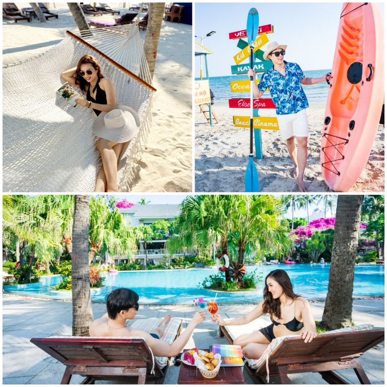 Đừng quên có cho mình "hàng trăm" bức hình sống ảo khi lưu trú tại Hoang Ngoc Beach Resort nhé! (Nguồn: Internet)
