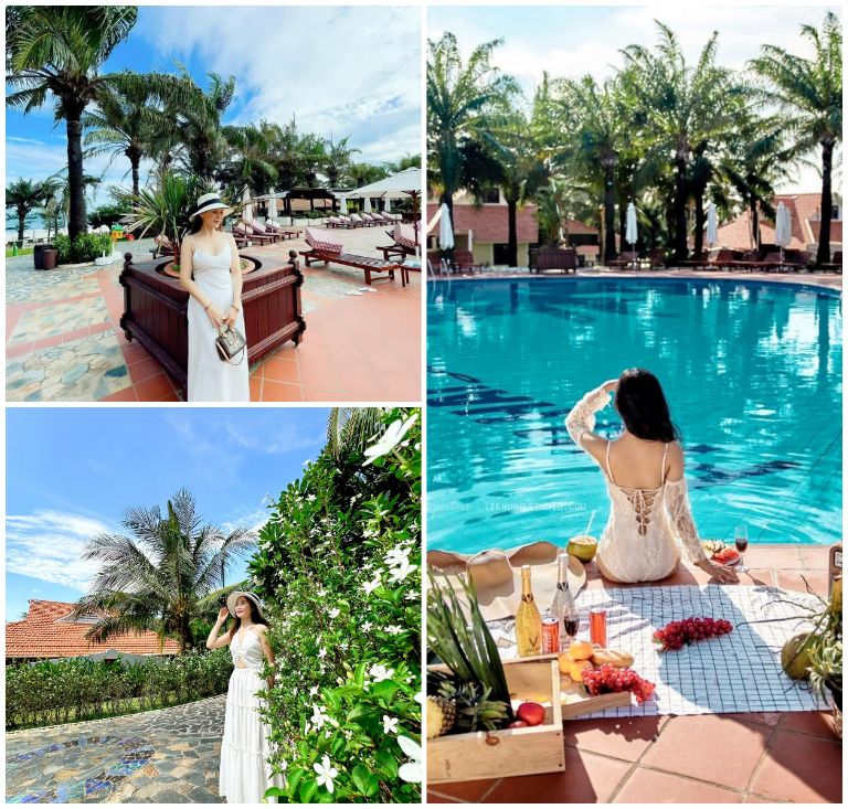 Đến với Phu Hai Beach Resort & Spa, khách lưu trú có thể tha hồ sống ảo tại 7749 góc check-in trong khuôn viên. (Nguồn: Internet)
