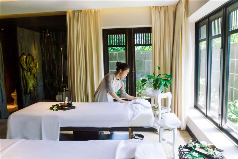 Resort Nam Nghi Phú Quốc có riêng một khu vực Anmai Spa yên tĩnh, cho khách hàng thư giãn và phục hồi sức khỏe tối đa. 