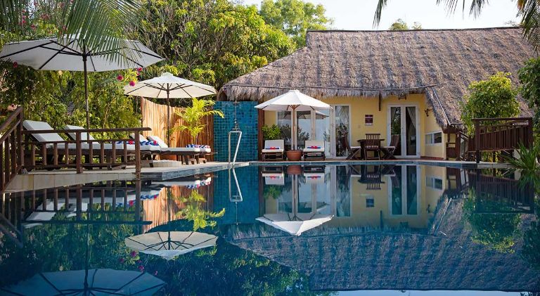 Victoria Phan Thiet Beach Resort & Spa sở hữu những căn villa, bungalow đẳng cấp 5 sao với hồ bơi vô cực trước nhà. (Nguồn: Internet)