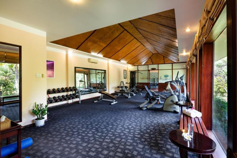 Vietstar Resort & Spa Tuy Hoà có phòng gym hiện đại cho du khách sử dụng miễn phí hoàn toàn (nguồn: booking.com)