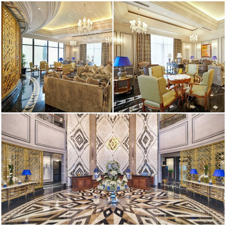 Khu vực sảnh chính Silk Path Grand Sapa Resort & Spa mang thiết kế sang trọng quyền lực (nguồn: booking.com)