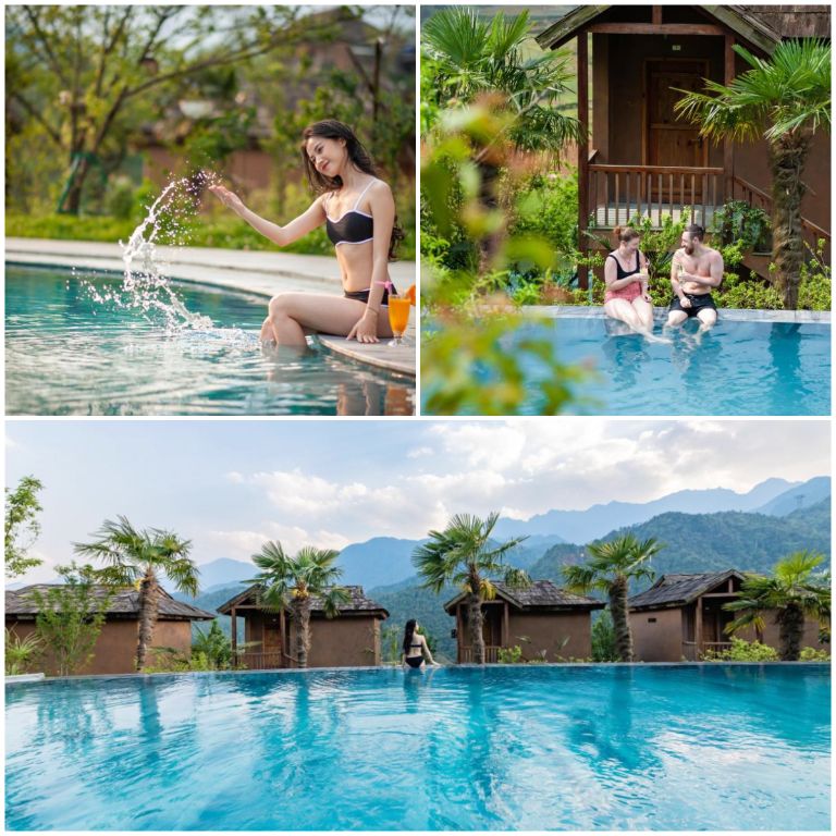 Sin Chai Ecolodge có bể bơi vô cực với hàng ngàn góc sống ảo (nguồn: facebook.com)