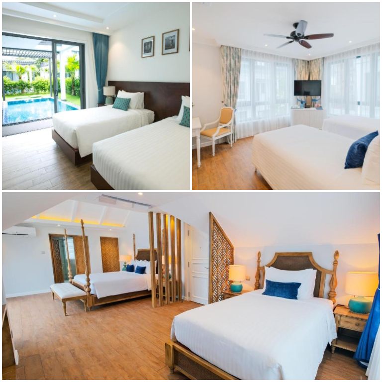 Các phòng nghỉ tại Sunset Sanato Resort & Villas có thiết kế vừa cổ điển vừa hiện đại (nguồn: Booking.com).