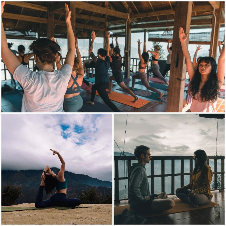 Lớp học yoga và thiền là tiện ích hiện đại được du khách nước ngoài ưa thích nhất tại Tà Xùa Hills 