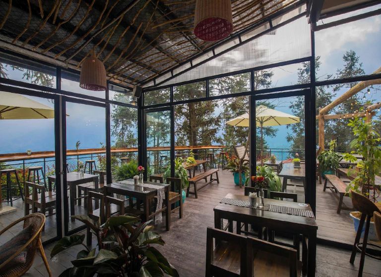 Nhà hàng The Coong có sức chứa lên tới 40 du khách (nguồn: facebook.com)
