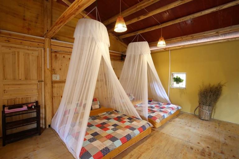 Hạng phòng 2 giường tại The Lover Lô Lô Chải Hà Giang có sức chứa tối đa 4 người, diện tích rộng rãi, thoải mái. 