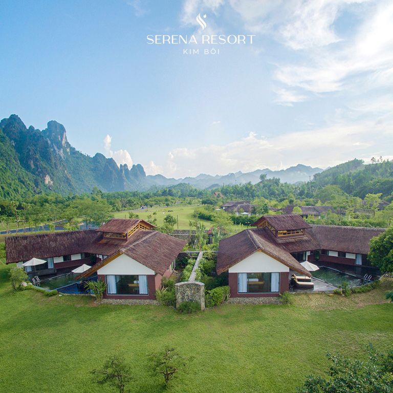 Khu resort gồm các căn villa được thiết kế theo phong cách truyền thống. (Nguồn: Internet) 