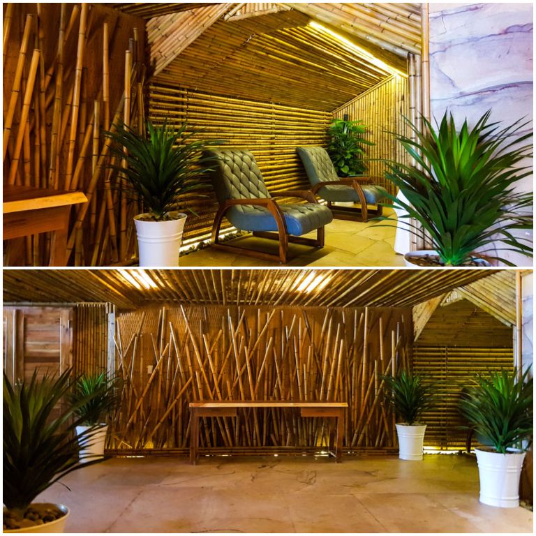Bamboo Spa có thiết kế vô cùng độc đáo với chất liệu chủ yếu từ tre. (Nguồn: Booking.com) 