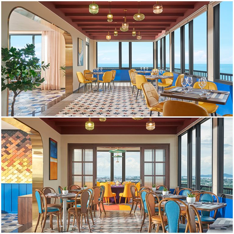 Nhà hàng với không gian mở cùng thiết kế Địa Trung Hải phóng khoáng. (Nguồn: Booking.com) 