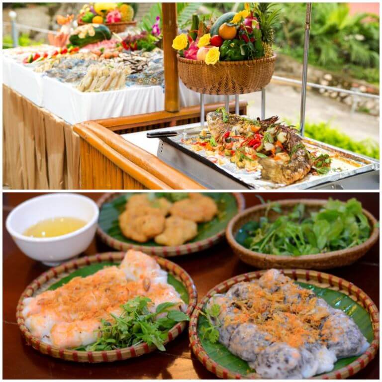 Novetel Hạ Long Bay cung cấp các bữa ăn dân giã đậm chất Việt Nam. 