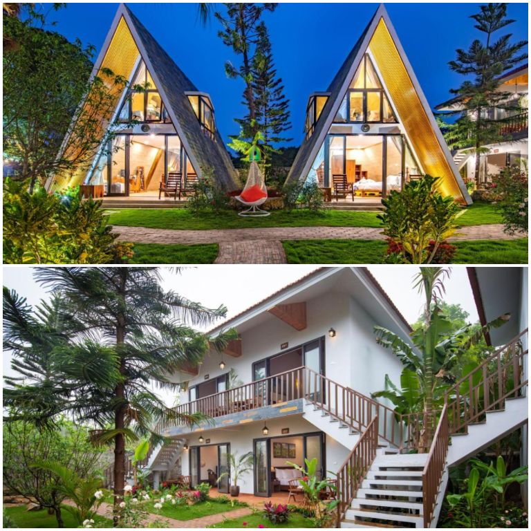 Kiến trúc độc đáo của các căn bungalow và villa tại khu resort. (Nguồn: Booking.com) 