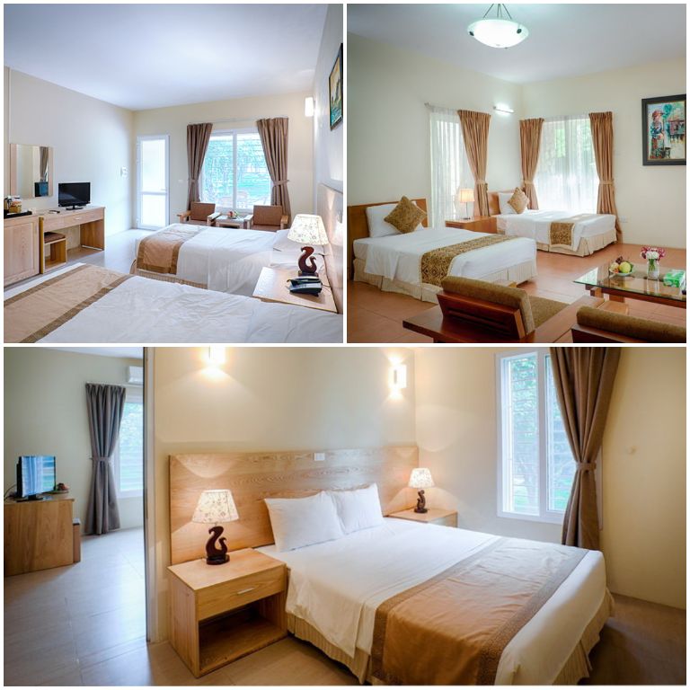 Không gian phòng ngủ sang trọng, cao cấp tại các căn villa và khách sạn Lion. (Nguồn: Facebook.com) 