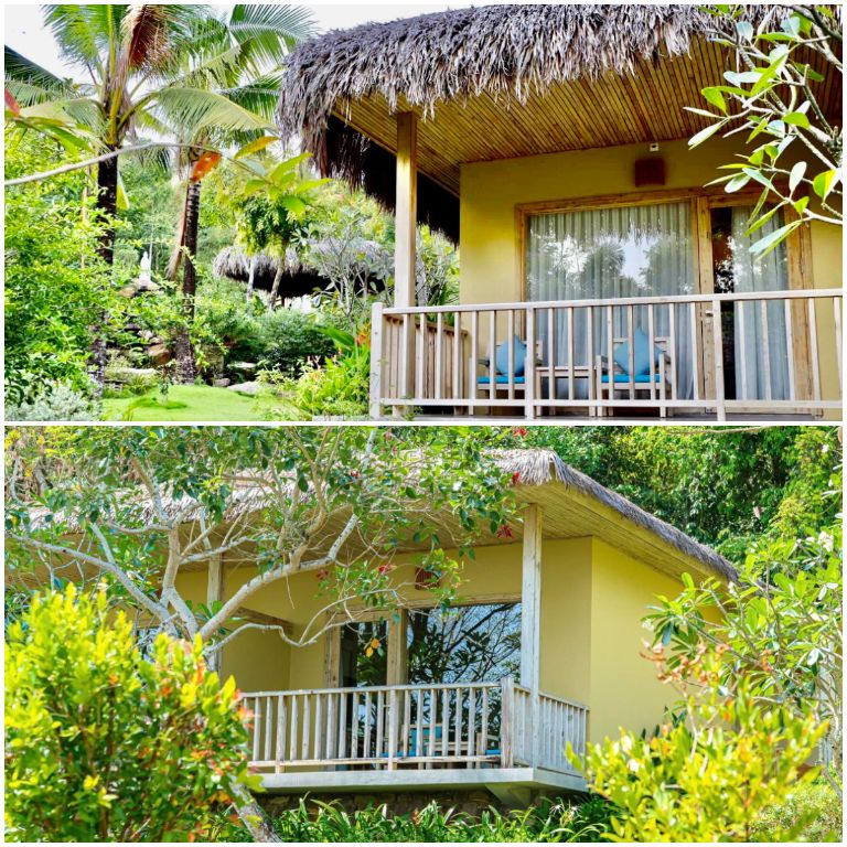 Các căn bungalow được thiết kế theo phong cách các ngôi nhà làng biển. (Nguồn: Booking.com) 