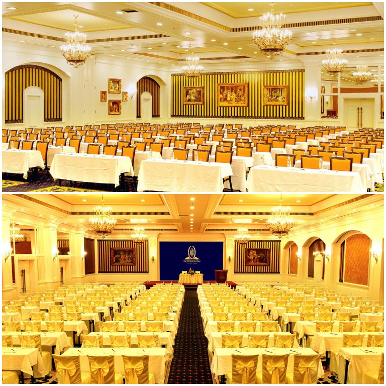 Phòng hội nghị được thiết kế theo phong cách hoàng gia vô cùng sang trọng. (Nguồn: Booking.com) 