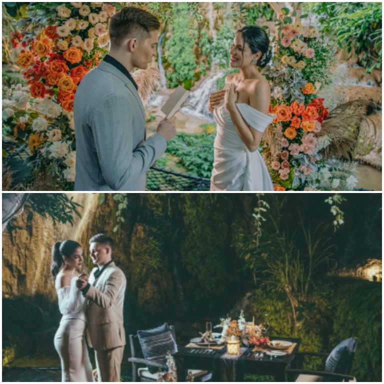 Các cặp đôi hạnh phúc trong đám cưới được tổ chức tại Avana Retreat. (Nguồn: Facebook.com) 