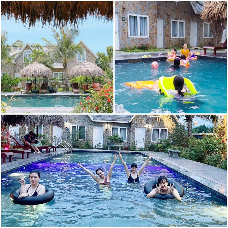 Bể bơi là địa điểm lý tưởng vui chơi giải trí tại SoNa Resort. (Nguồn: Facebook.com)