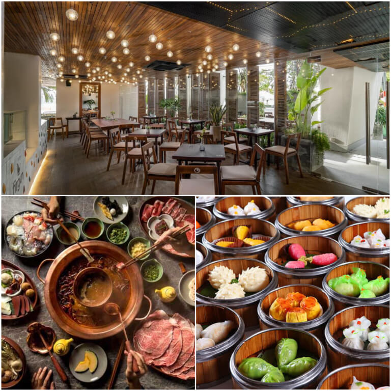 Nhà hàng Mandarin Hongkong Hotpot & dimsum restaurant với đa dạng các món ăn Trung Hoa.